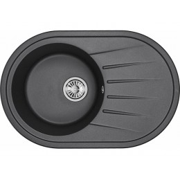Мойка Granula ST-7601, 37107, овальная, кварцевая, 1 чаша, 760x500 мм