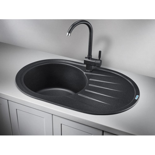 Мойка Granula ST-7601 черного цвета - стильное и функциональное решение для вашей кухни