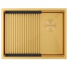 Мойка Paulmark Next-pro 58 uni PM705845-BG, брашированное золото - Элегантность и качество для вашей кухни