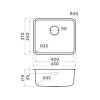 Мойка Omoikiri Omi 43-U/I-IN Ultra Mini из нержавеющей стали - идеальное решение для вашей кухни (4997402)