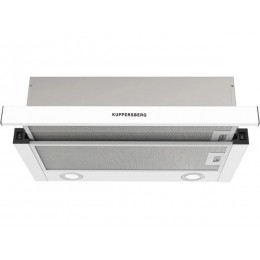 Вытяжка Kuppersberg SLIMHIT 60 WG, 60 см, белое стекло, 750 м3/ч, 2 скорости, 56 дБ, SKU 28311
