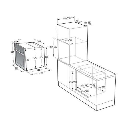 Духовой шкаф Gorenje BOS6737E09WG