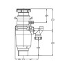 Измельчитель пищевых отходов Emar ATC-WZB390A Compact RC