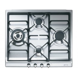 Варочная панель SMEG SER60SGH3 газовая 60 см, 4 конфорки, нержавеющая сталь, SKU 28113