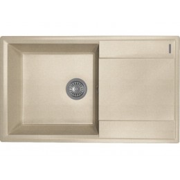 Мойка Florentina Консул 840 (SKU 27717) врезная, кварцевая, 1 чаша, 60 см, песочный.