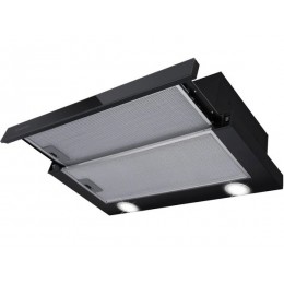Вытяжка MEFERI SLIDEBOX60BK GLASS 60 см, 850 м3/ч, черный, 2 скорости, LED, 29418