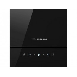Вытяжка Kuppersberg F 603 B, 60 см, чёрная, 850 м3/ч, сенсорное управление, 3 скорости, 53 дБ, SKU 29819