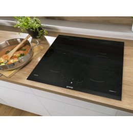 Варочная панель Gorenje GI6421BC 60 см, черная, индукционная, 7.2 кВт, SKU 27421