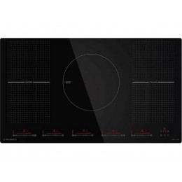 Варочная панель MAUNFELD CVI905SFBK 90 см, индукционная, 5 конфорок, черная, 9000 Вт, SKU 35923