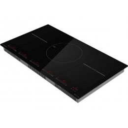 Варочная панель MAUNFELD CVI905SFBK 90 см, индукционная, 5 конфорок, черная, 9000 Вт, SKU 35923