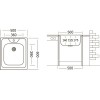 Мойка Ukinox Стандарт STD500.600 -5C 0C: Качественная и Удобная Мойка для Вашей Кухни