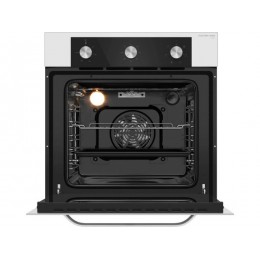 Духовой шкаф MEFERI MEO606WH LIGHT 60 см, 60 л, белый, 6 режимов, гриль, А, 2000 Вт, SKU 29324