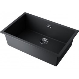 Мойка 34925 Omoikiri Yamakawa 75T-U/I-BL Tetogranit, 756x456 мм, черный