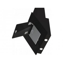 Вытяжка Gorenje WHI646E6B, наклонная 60 см, черный, 210 Вт, 3 скорости, 660 м³/ч, сенсорное управление, алюминиевый фильтр, 65 дБ, SKU 35429.
