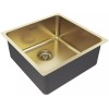 Мойка Paulmark Vista 44 PM304444-LG в светлом золоте - Элегантное решение для вашей кухни