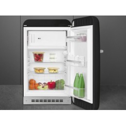 Холодильник SMEG FAB10RBL6, 54.5 см, черный глянец, 122 л, статическое охлаждение, D класс, 35 дБ, 29231