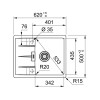 Мойка Franke CNG 611/211-62 белая (114.0639.676) - Качественная и стильная кухонная мойка