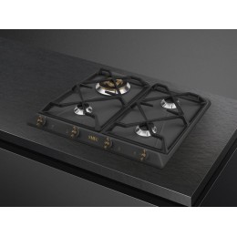 Варочная панель SMEG SRV864AOGH 60 см, газовая, антрацит, 4 конфорки, 28133