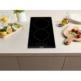 Варочная панель Gorenje ECS322BCSCE 35834, электрическая, черная, 2 конфорки, стеклокерамика