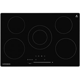 Варочная панель Kuppersberg ECS 703 R 24135, черная, стеклокерамика, 77 см, 8,2 кВт