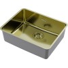 Мойка Omoikiri Omi 53-U/I-LG Ultra из нержавеющей стали светлое золото - купить в интернет-магазине