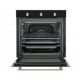 Духовой шкаф Jacky’s JO EB7518, 60 см, черный, 2600 Вт, 8 режимов, конвекция, A класс, 78 л, SKU 20236.