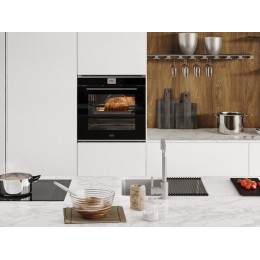Духовой шкаф Franke 31637 60 см, черный/нерж. сталь, с паром, 73 л, 18 функций