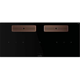 Варочная панель Kuppersbusch KMI 12850.0 SR-S Copper 32940, индукционная, 5 конфорок, 7400 Вт, с вытяжкой.