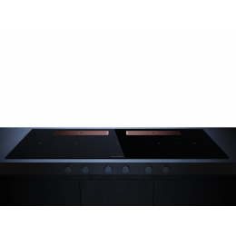 Варочная панель Kuppersbusch KMI 12850.0 SR-S Copper 32940, индукционная, 5 конфорок, 7400 Вт, с вытяжкой.