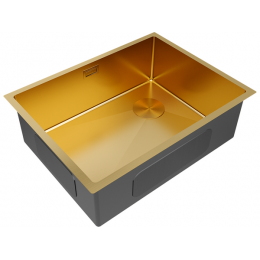 Мойка Paulmark 24840, 580x440 мм, нержавеющая сталь, 1 чаша, R10, шумопоглощение.