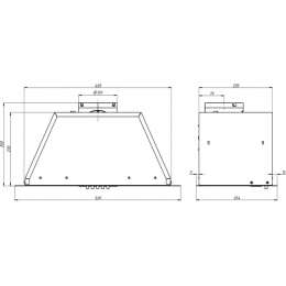 Вытяжка Elikor BIOS 52П-450-К3Д 33641, белая, 450 м³/ч, 3 скорости, 36-60 дБА