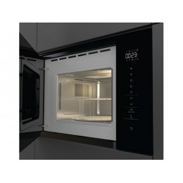 СВЧ-печь Gorenje BM201SG3DBG 60 см, черная, 20 л, 800 Вт, кварцевый гриль, сенсорное управление, SKU 35443