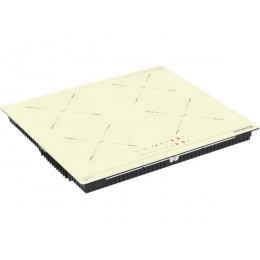 Варочная панель MEFERI MIH604BG POWER 59 см, индукционная, бежевый, 4 конфорки, 7000 Вт, SKU 33045