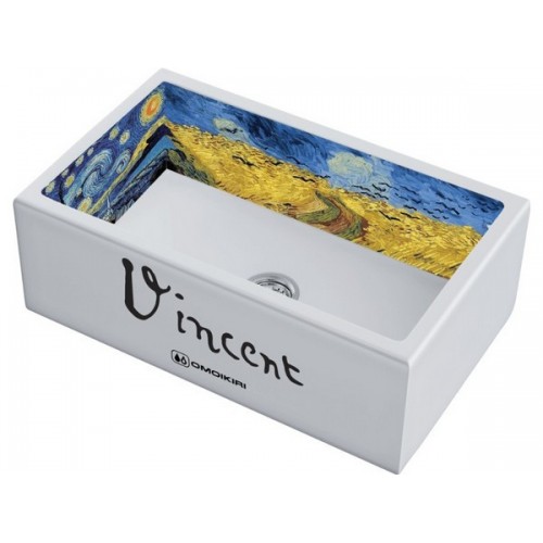 Мойка Omoikiri Mikura 76 Vangogh Natceramic белая (4993024) - качество и стиль для вашей кухни