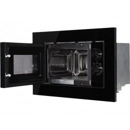 СВЧ-печь GRAUDE MWG 38.0 SB 60 см, черная, стекло/нерж. сталь, 20 л, 0.7 кВт, A, SKU 36646