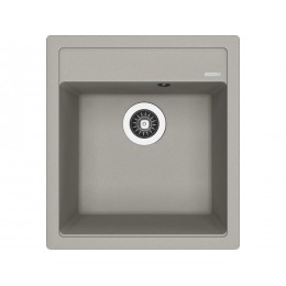 Мойка Florentina Липси 460 грей, SKU 21249, кварц, 1 чаша, 460х510 мм