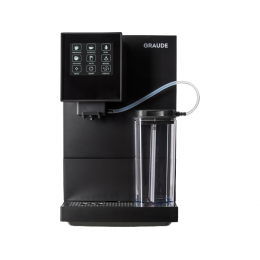 Кофемашина GRAUDE KV 30.2, черная, 19 бар, 4.3 сенсорный дисплей, 1100 мл воды, 100 г зерен, капучино. SKU 28952.