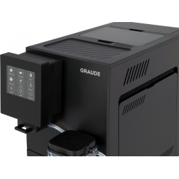 Кофемашина GRAUDE KV 30.2, черная, 19 бар, 4.3 сенсорный дисплей, 1100 мл воды, 100 г зерен, капучино. SKU 28952.