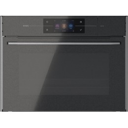 Духовой шкаф ASKO OCSM8478G 26256, компактный, 50 л, черный, с паром и СВЧ
