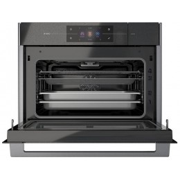 Духовой шкаф ASKO OCSM8478G 26256, компактный, 50 л, черный, с паром и СВЧ