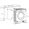 Стиральная машина Midea MFA06W80B/W - Встраиваемая модель с высоким качеством стирки