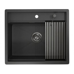 Мойка Granula KS-6051, черный матовый