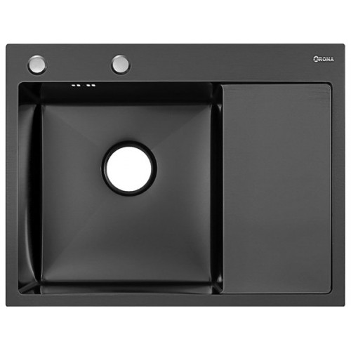 Мойка Arona ARS 650.505 L BLACK (чаша слева) черный