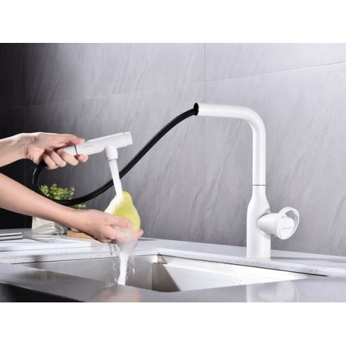 Смеситель Paulmark Urban Ur213104-WH (431) - Белый Матовый | Качественные Сантехнические Решения