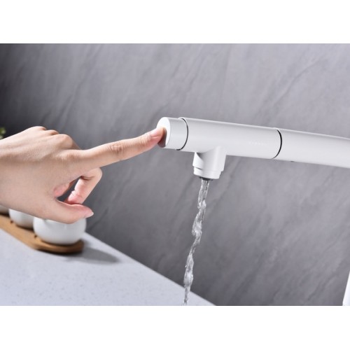 Смеситель Paulmark Urban Ur213104-WH (431) - Белый Матовый | Качественные Сантехнические Решения