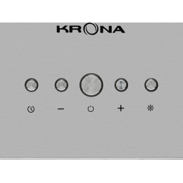 Вытяжка KRONA DITA R 400 inox PB, 40 см, нержавеющая сталь, 1000 м3/ч, 3 скорости, 50 дБ, SKU 21862