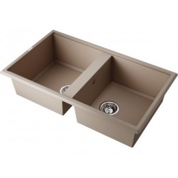 Мойка 35062 Omoikiri Tedori 86-2-SA Tetogranit 860x510 мм, 10 мм, бежевый