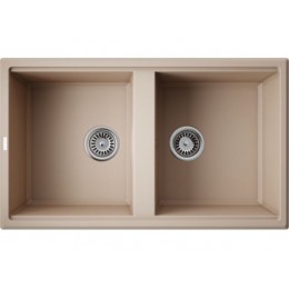 Мойка 35062 Omoikiri Tedori 86-2-SA Tetogranit 860x510 мм, 10 мм, бежевый