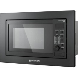 СВЧ-печь MEFERI MMO6020BK 29362 встраиваемая 60 см, черный, 20 л, 1300 Вт, гриль