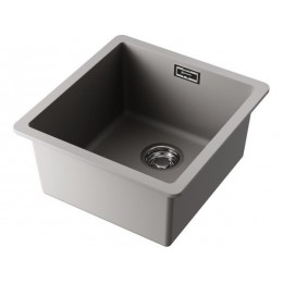 Мойка 34664 Omoikiri Kata 40-U-GR Artgranit 400x420 мм, подстольная, серый